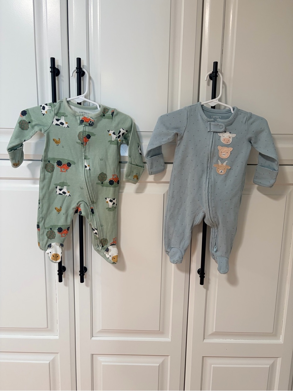 Carter’s baby boy sleeper rompers